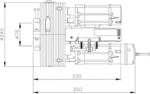 ACM- TITAN 240/76 BME, 360kg - Image 2