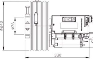 ACM-TITAN 240/76 E, 180kg - Image 2