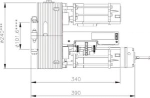 ACM-TITAN 240/101 BM E, 380kg - Image 2