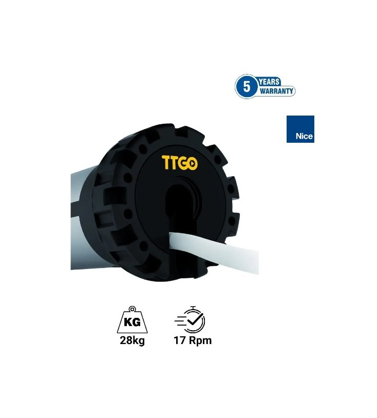 Nice TTGO TG M 1817 - Ενσύρματο Σωληνωτό μοτέρ ρολού